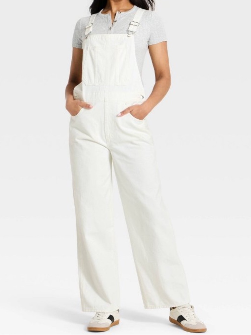 Princess Polly Organic Cotton Blend Wide Leg Overalls